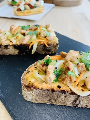 Tartine Banh Mi aux saveurs vietnamiennes