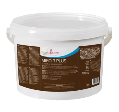 Glaçage Miroir Plus Chocolat Noir