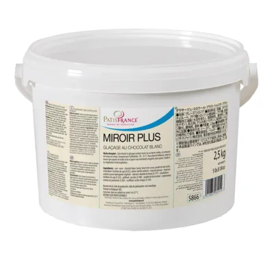 Glaçage Miroir Plus Chocolat Blanc