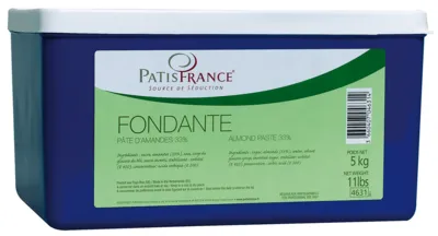 Pâte d'amande Fondante 33%