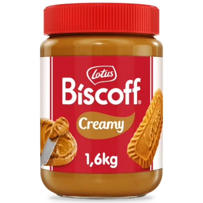 Pâte De Speculoos - LOTUS BISCOFF - Pâte à tartiner - CREAMY - PET 1,6kg