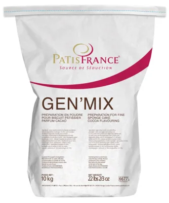 Préparation pour Génoise Gen'Mix Biscuit Pâtissier Cacao