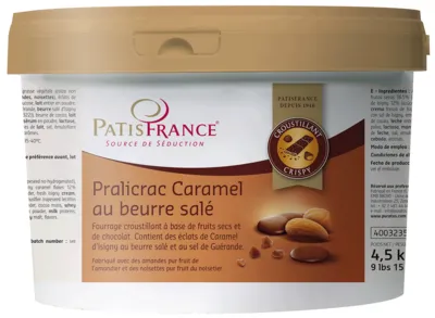 Fourrage Croustillant Pralicrac Caramel au Beurre Salé