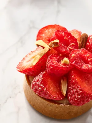 Recette MOF - Tartelette Fraise-Amande