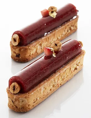 Biscuit finger fraise noisette