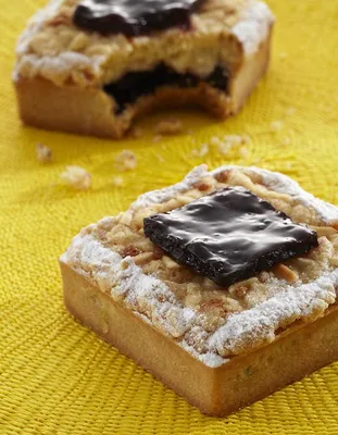 Tarte crumble myrtille et amandes