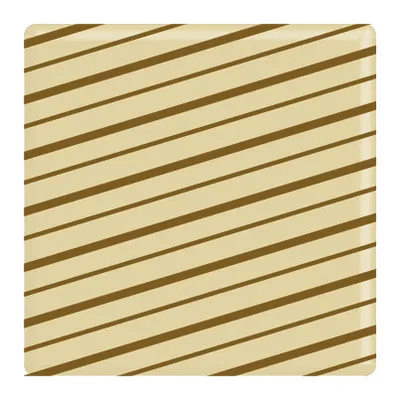 Décor chocolat blanc carré rayé