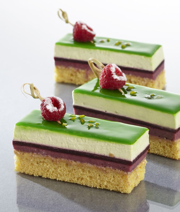 Entremets individuel à la pistache - Puratos