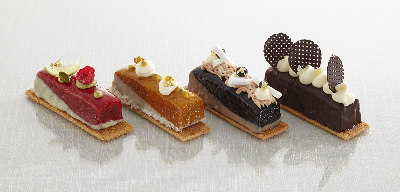 Cake 4 Saisons Framboise Chocolat Passion Marron Puratos