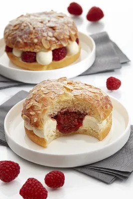 Tropézienne framboise fraise