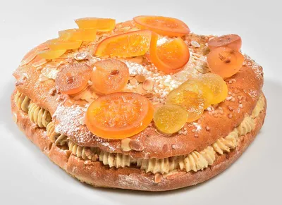 Oranges confites en tranche