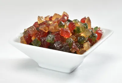 Cubes de melons tricolores