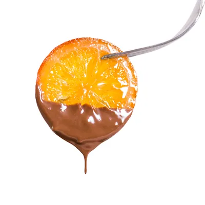 Oranges confites en tranche